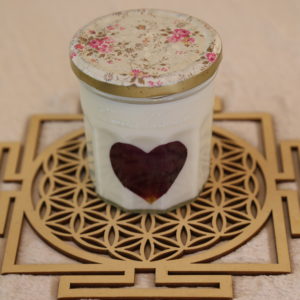 Bougie en Grand Bocal parfumée Muguet