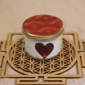 Bougie en Bocal parfumée Pomme d'amour