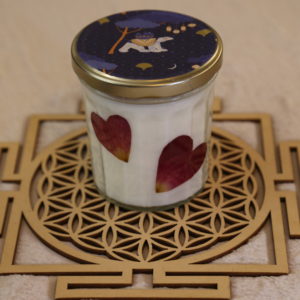 Bougie en Grand Bocal parfumée Bois Ambré