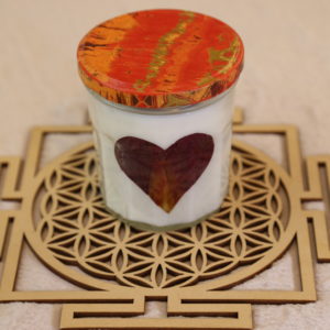 Bougie grand Bocal parfumée Ambre chaud